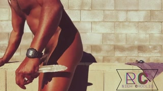 Guy Next Door Masturbates in backyard