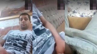 Arab dude goes wild on webcam with his big dong and wild ass fetish