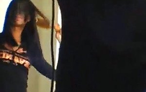 Amateur brunette tranny masturbating honey