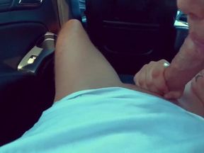 Risky Public Sex: Sucking & Swallowing in Parking Lot