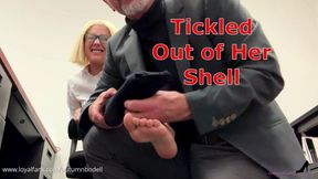 Tickled Out of Her Shell - Mura Suru Tickling Secretary Gets Nylon Tickling And Barefoot Tickling From Boss Tickler