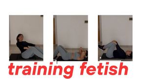 Training my tummy: slow movements, total focus