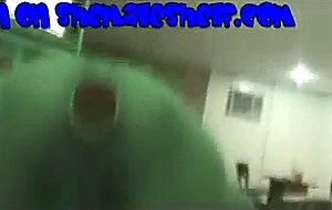 Cute asian trap blows and gets her ass toyed