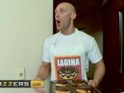 Brazzers - Big tit cop Audrey Bitoni wants 2 donnuts with a large cock