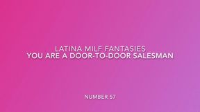 You're A Door to Door Salesman Selling Panties And Sex-toys