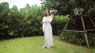 Dish in the Garden of Eden with a Nymph Sex