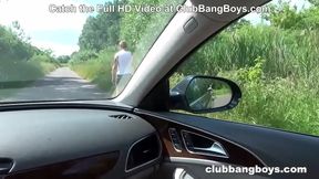 Public Cum Session With Muscle Twink 18+ and Finger Play – OutdoorGayAction