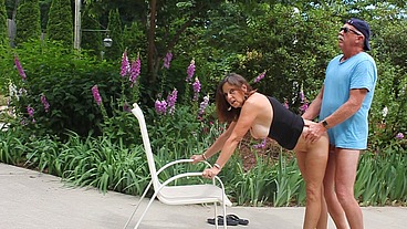 Great Outdoor Ass Licking and Fuck for Candi Annie