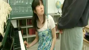 Japan Teen 18+'s Soft Piano Play Leads to Hot Forbidden Sex Acts