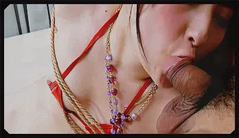 Tied up Rika Sonohara in red lingerie has her mouth used Top selection