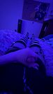 Alt Femboy solo masturbation and edging (Massive Cumshot)