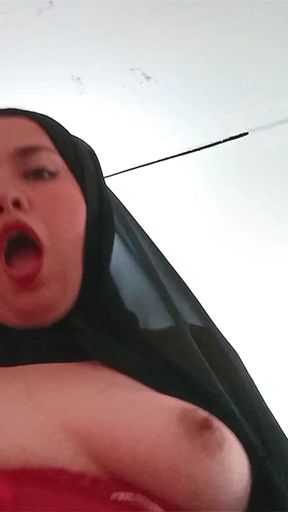 Stunning moment from &quot;Indian Muslim stepmother gets fucked by her horny stepson&quot;