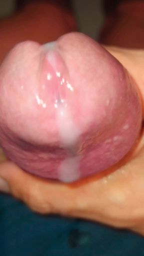 POV Stroking My 8-Inch Thick Cock with Slow-Motion Cum Blasting from the Tip