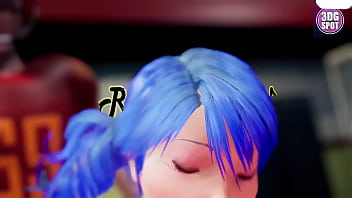 3D animated cheerleaders get fucked in locker room