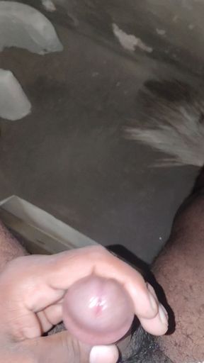 Handjob fat cock