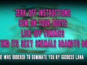 The Alpha Dude orders an Online Slut and Sexy Shemale Brandy Arrives