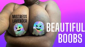BIG BEAUTIFUL BBW BLACK BOOBS : MISTRESS LAVENDER