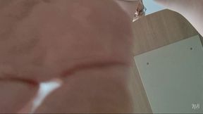 Giantess Naked Old Lady Steps on Your Face
