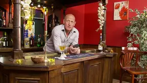 Hot brunette MILF gets facial on sofa after deepthroat and doggystyle fuck