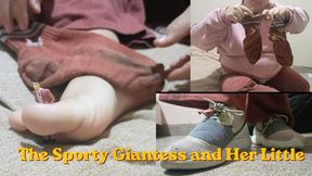 The Sporty Giantess and Her Little
