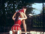 Honey Lesbian Cheerleader Pussy Licking at Outdoor