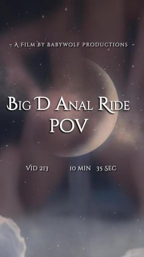 Vid213 –  Big D Anal Ride POV