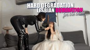 Hard degradation and lesbian domination for the bride - [4K MOV] | Lady Perse, Lunastazja