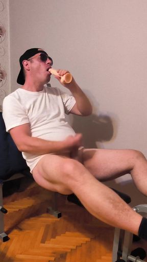 Dildo Fucking and Masturbation