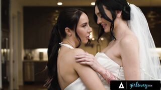 GIRLSWAY - Melissa Stratton & Charlotte Sins’ Wedding Dream Sparks Intense Scissoring & Fingering