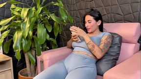 Innocent Asian babe gets caught POV licking and fucking her boyfriend's ass
