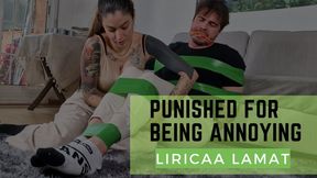 Speakuss gets punished for being annoying to Liricaa