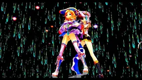 Two Anime Girls Dance and Sing Without Panties MMD Style