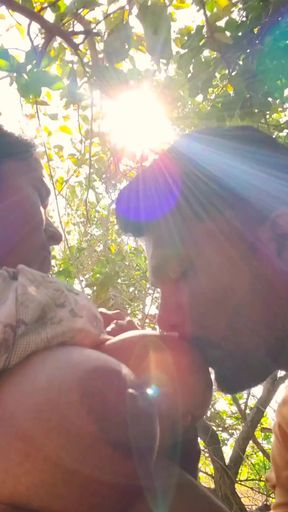 Indian desi bhabhi hot xxx - Both the boy and the girl are newly married and have come to visit the forest..   Clip 1