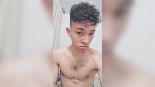 man winking