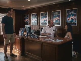 Hotwife gets creampied for cruise ship show tickets as her cuckold husband watches ( AI Generated )