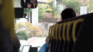 Popp Sylvie aus Ansbach - Outdoors Facial Creampie into a bus