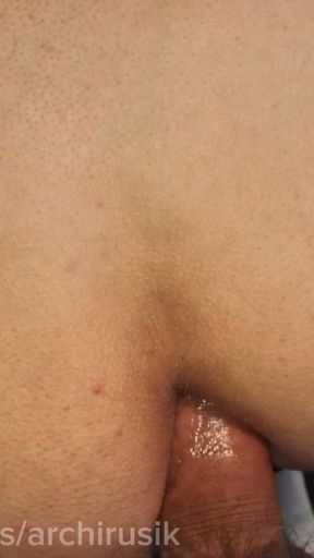 The young athlete is shy, but he's having sex so passionately that semen spurts out in fountains.   Clip 2