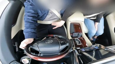 Frustrated wife makes me bust a nut in her hot little hand while we drive