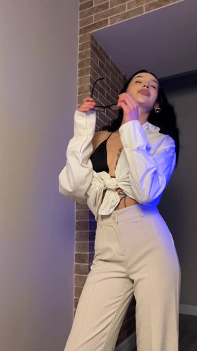 Teen Strip Tease Best OnlyFans Creator Almost Caught Tease