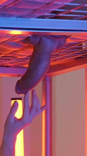 VIP4K. Orgasms while husband is right under us...   Clip 1