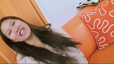 Beautiful Asian with black hair Nagisa Fukushima went to the guy'_s house to warm him