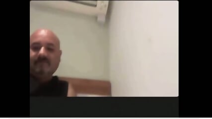 Gaurav Rampal is the reference broker for India in Europe, jerking off in front of the camera