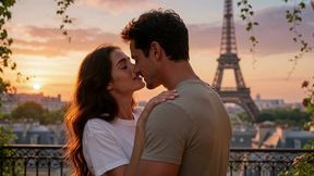 fulfilling my fantasy of sucking my boyfriend s cock in front of the eiffel tower - ai-generated content