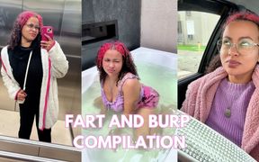 Weekly Fart Burp Compilation Outdoors Pole Dance Latex Ass Fart Jars