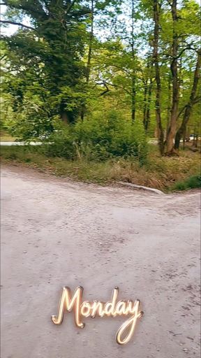Look My Skirt in Jean's on a Parking Lot in the Forest of Sénart. Vanessabitchx Parischiennetrvprod