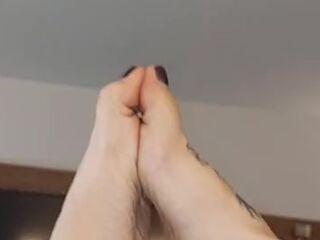 POV. He loves my sweaty, dirty, smelly feet immediately out of my shoes.