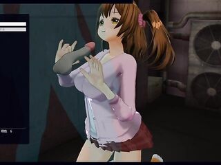 [CM3D2] - The Idolmaster Anime, Mirai Kasuga Screws After Performance