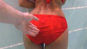 ”Amateur teen couple with pawg Thai GF having fun in the jacuzzi”