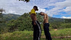 follando en la montana