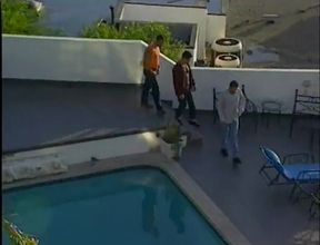 Trio dudes Engage In horny threeway Orgy